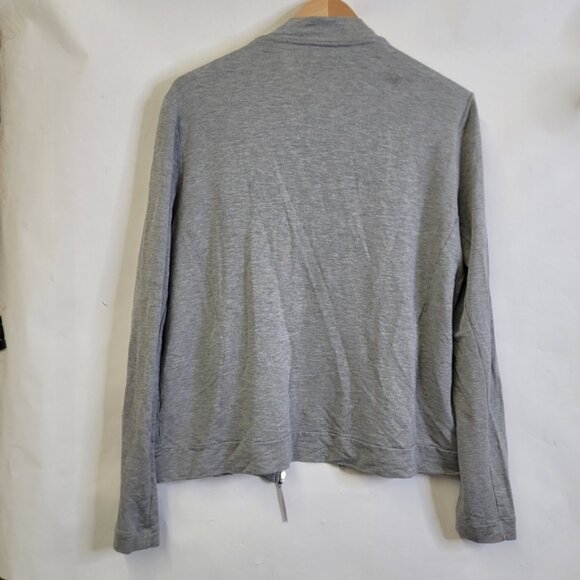 HANRO Balance Gray Front Zip Jacket - Picture 3 of 6
